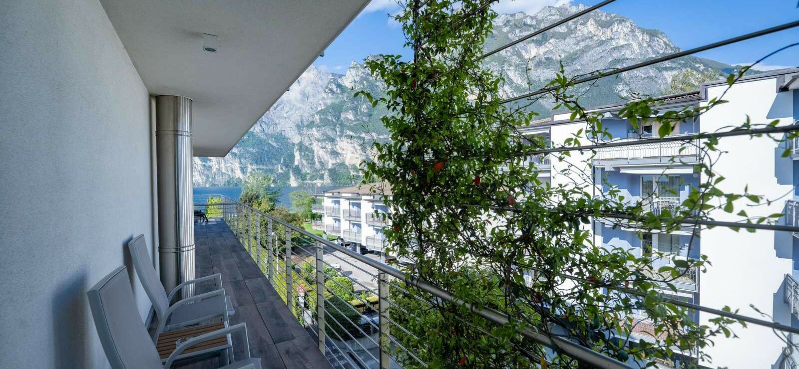 Comfort Room with balcony and partial lake view