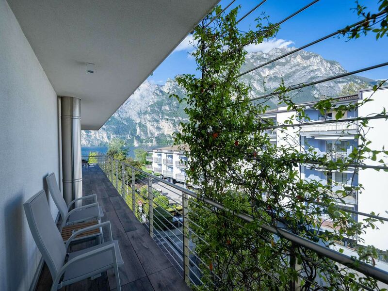Comfort Room with balcony and partial lake view